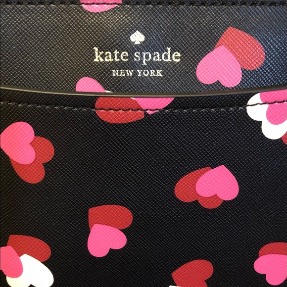 NWT-Kate Spade-SET-Flutter Hearts-Rory Crossbody Bag & Red Heart Coin Purse-$378 - Picture 3 of 16